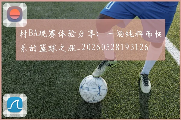 村BA观赛体验分享:一场纯粹而快乐的篮球之旅_20260528193126